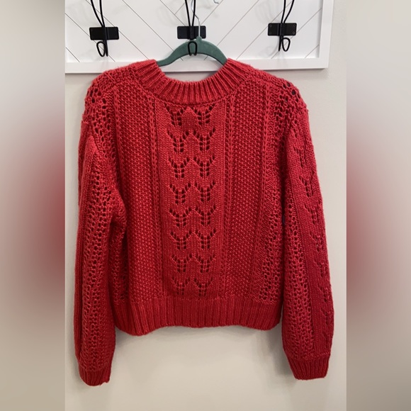 Thick Chunky Pink Sweater - Picture 3 of 3